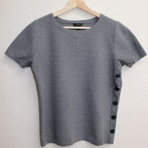 Ann Taylor Factory Button Accent Sweater